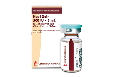 HEPBQUIN 100 IU /1 ML IM ENJEKSIYON ICIN COZELTI ICEREN FLAKON